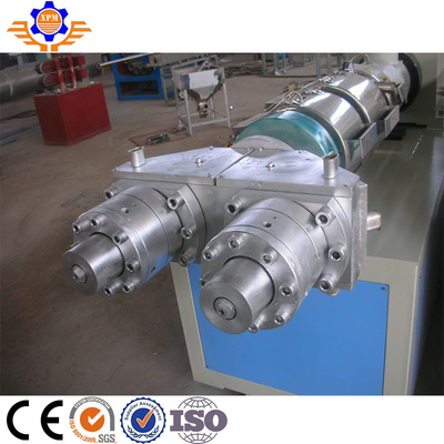 PVC Pipe Extrusion Line Double Screw 220 - 415V Input Voltage